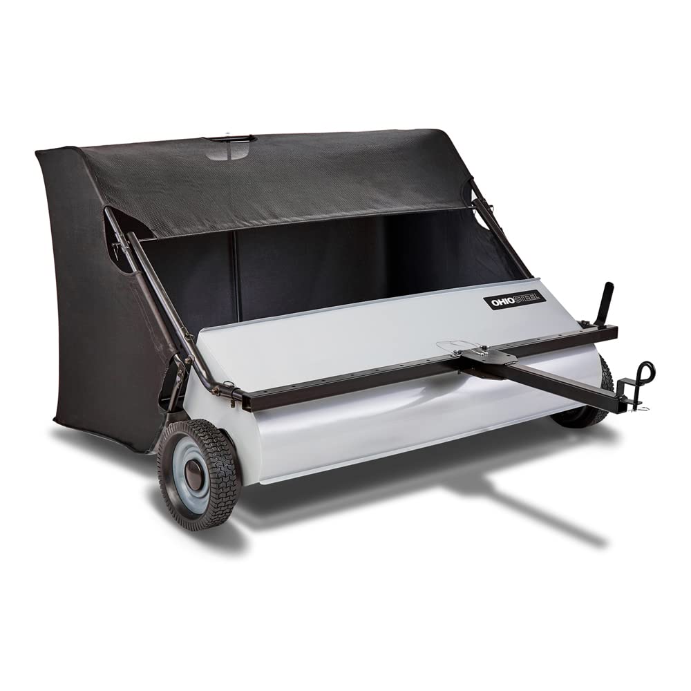 Lawn Sweeper Ohio Steel 4222V2, 22 cu.ft, Gray