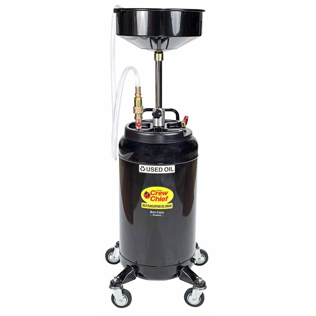 Crew Chief JohnDow Industries JDI-25HDC Self-Evacuating Oil Drain (25 Gallon)
