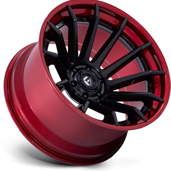 FUEL OFF-ROAD FC403 20X10 BURN 6X135 4.79-18mm MATTE BLACK WITH CANDY RED LIP - FC403MQ20106318N