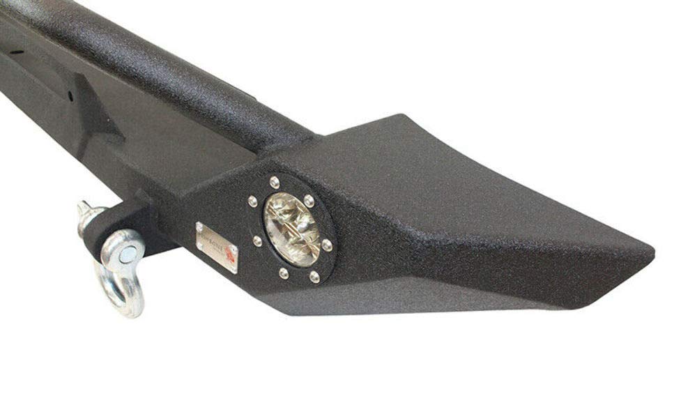 Offroad FISHBONE Jeep TJ/YJ Front Bumper W/LED's 87-06 Wrangler TJ/YJ Steel Black Textured Powercoat
