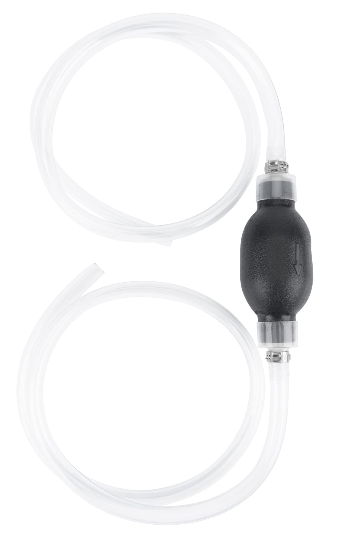 Back Flow Valve Performance Tool W54156 Siphon Pump for Vehicle Engine Oils, Lubricants, and Other Fluids, Black/Clear, 32-inch Hoses