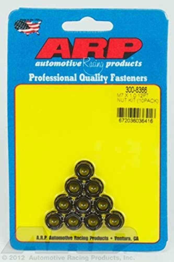 ARP Nut Kit, 300-8366 M7 x 1.00"
