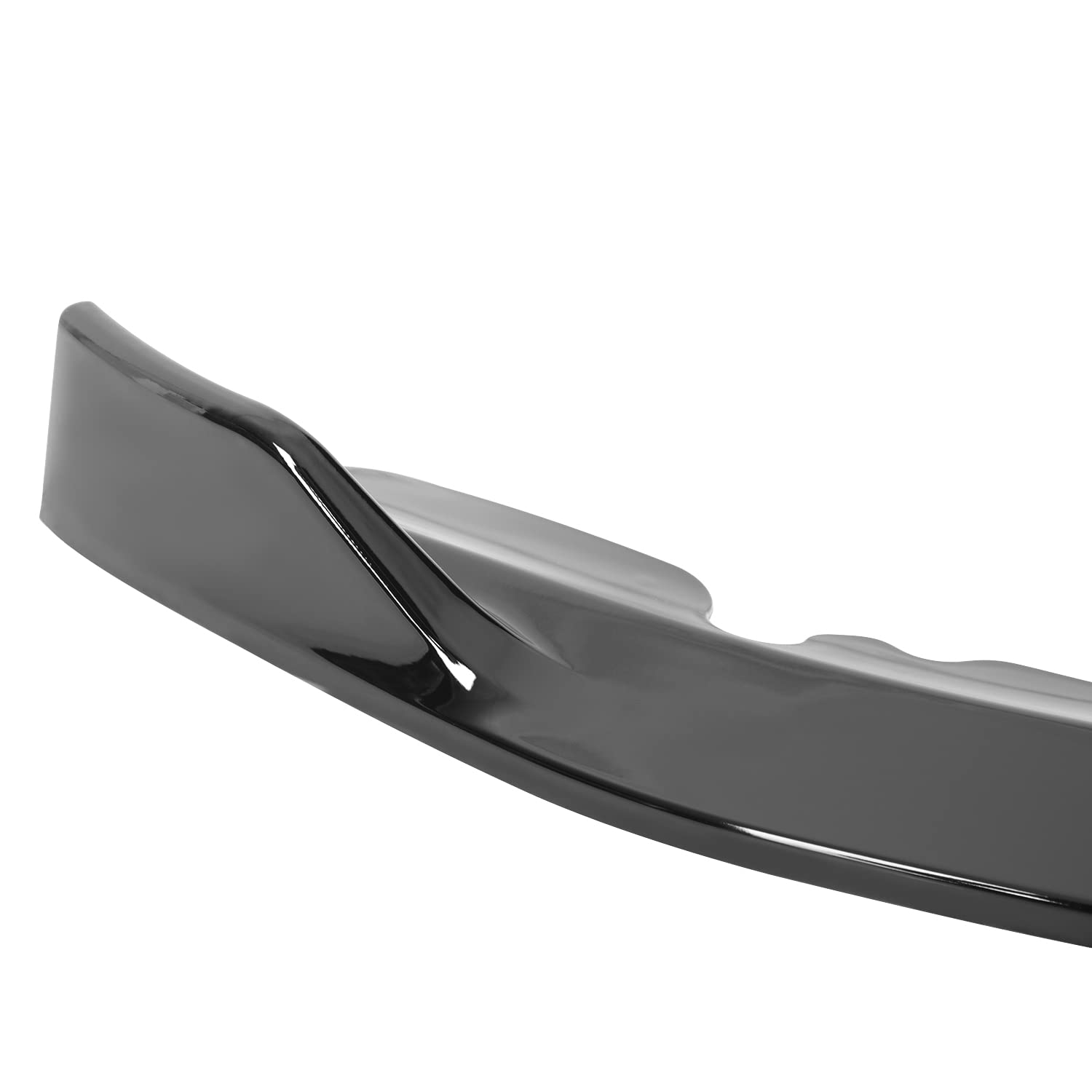 Front Bumper Lip Spec-D Tuning Glossy Black Compatible with 2019-2020 Ford Fusion