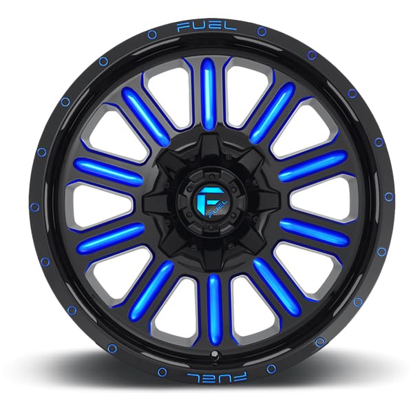 FUEL OFF-ROAD 18X9 HARDLINE 5X4.5/5.0 5.04 1mm GLOSS BLACK RED TINTED CLEAR - D62118902650