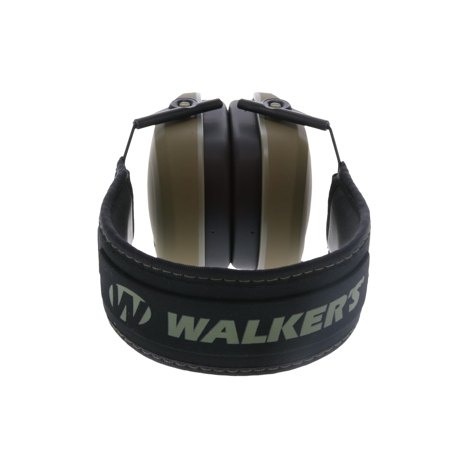 Walker's Passive Razor Slim Earmuff - Ultra Low-Profile Earcups - Olive Dark Green, One Size
