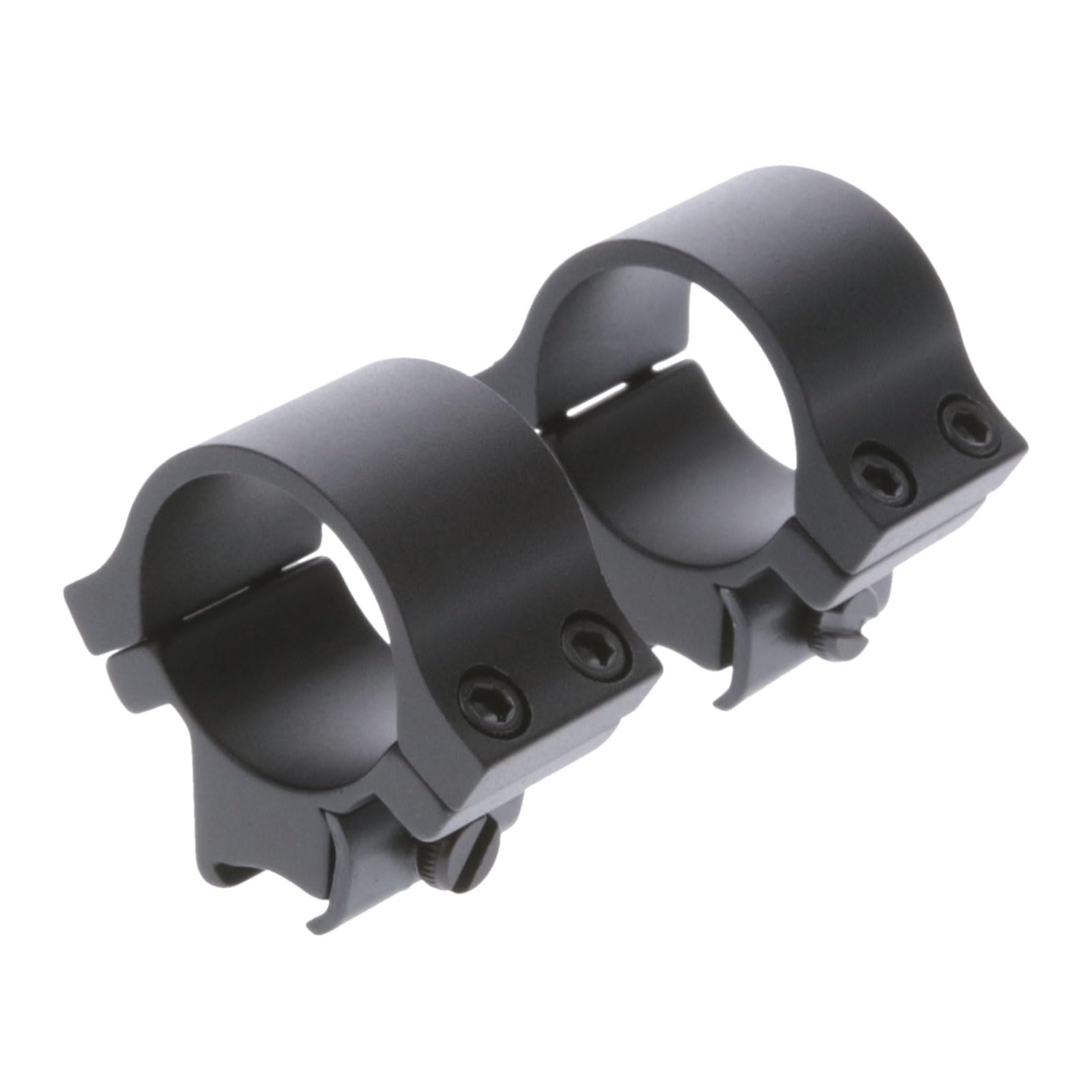 Lightweight TRUGLO Scope Rings | Tactical Hunting Shooting Versatile Durable Aluminum Mounting Accessory for 1" Tube Scope | for Rimfire/Airgun Rails | Medium (4 Screws per Ring)