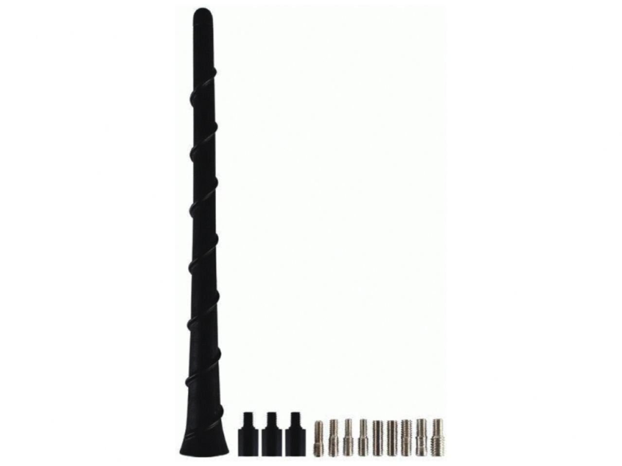 Metra Electronics - OEM Replacement Wire Wound Rubber Mast - 8 Inch (44-RMWW) Metra Replacement Antenna Masts