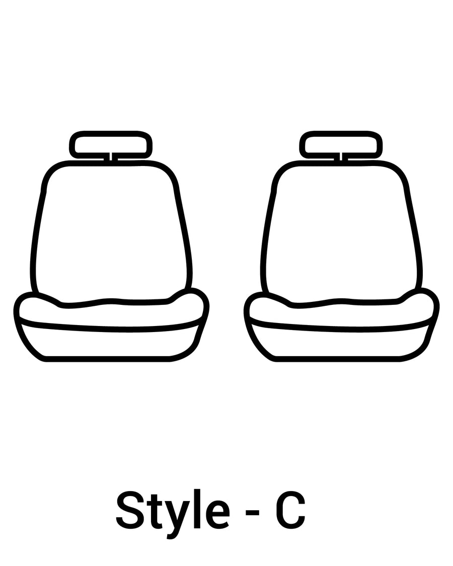Custom Seat Covers Polycotton Seat Saver, Grey
