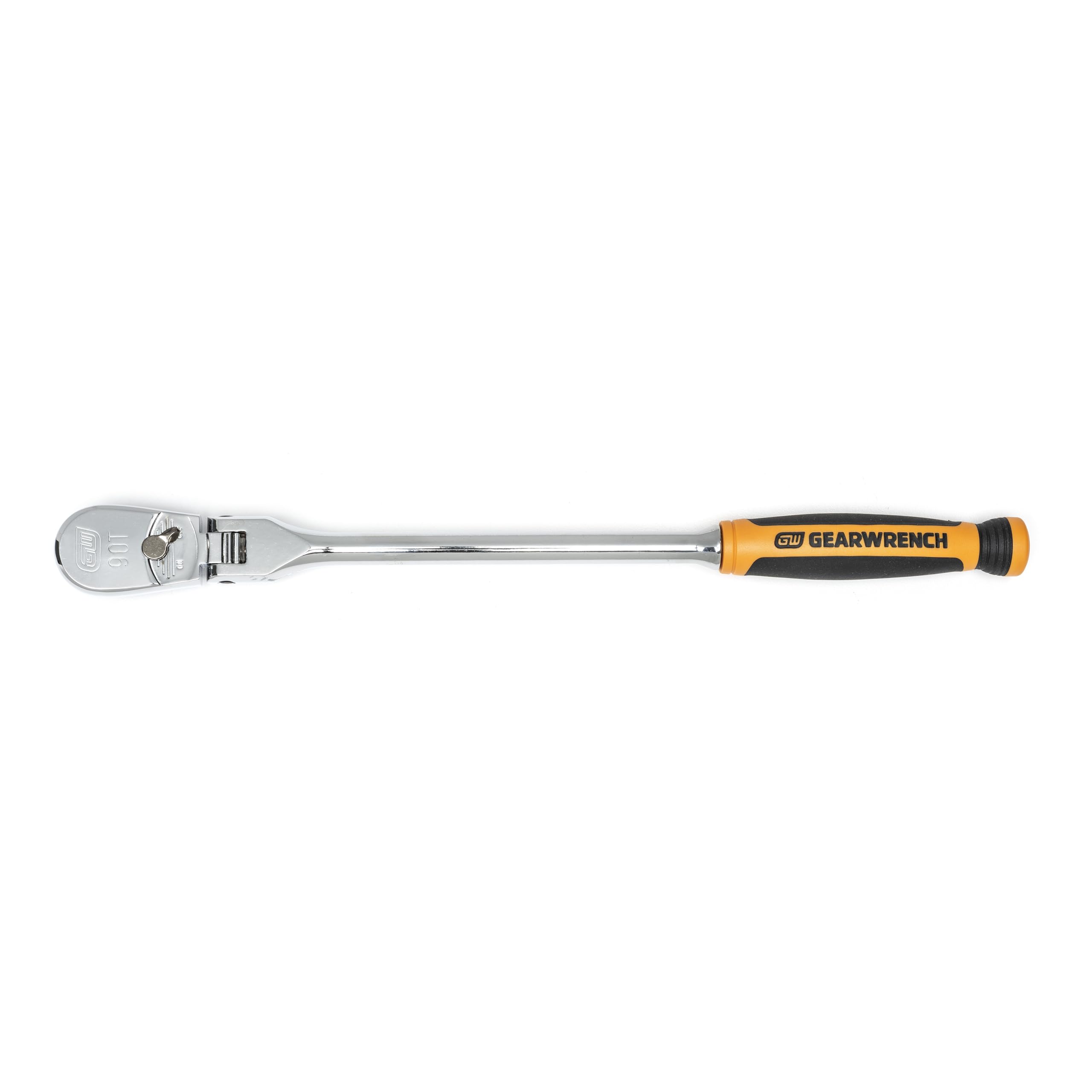 3/8" Drive GEARWRENCH 90 Tooth Cushion Grip Flex Teardrop Ratchet, 81210T