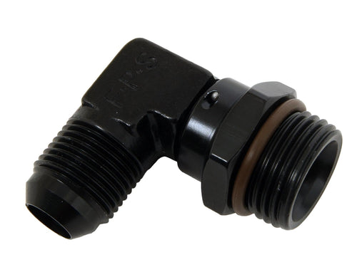 Fragola 499211-BL Performance Systems #10 X 1 1/16-12 (12) 90 Degree Swivel Black