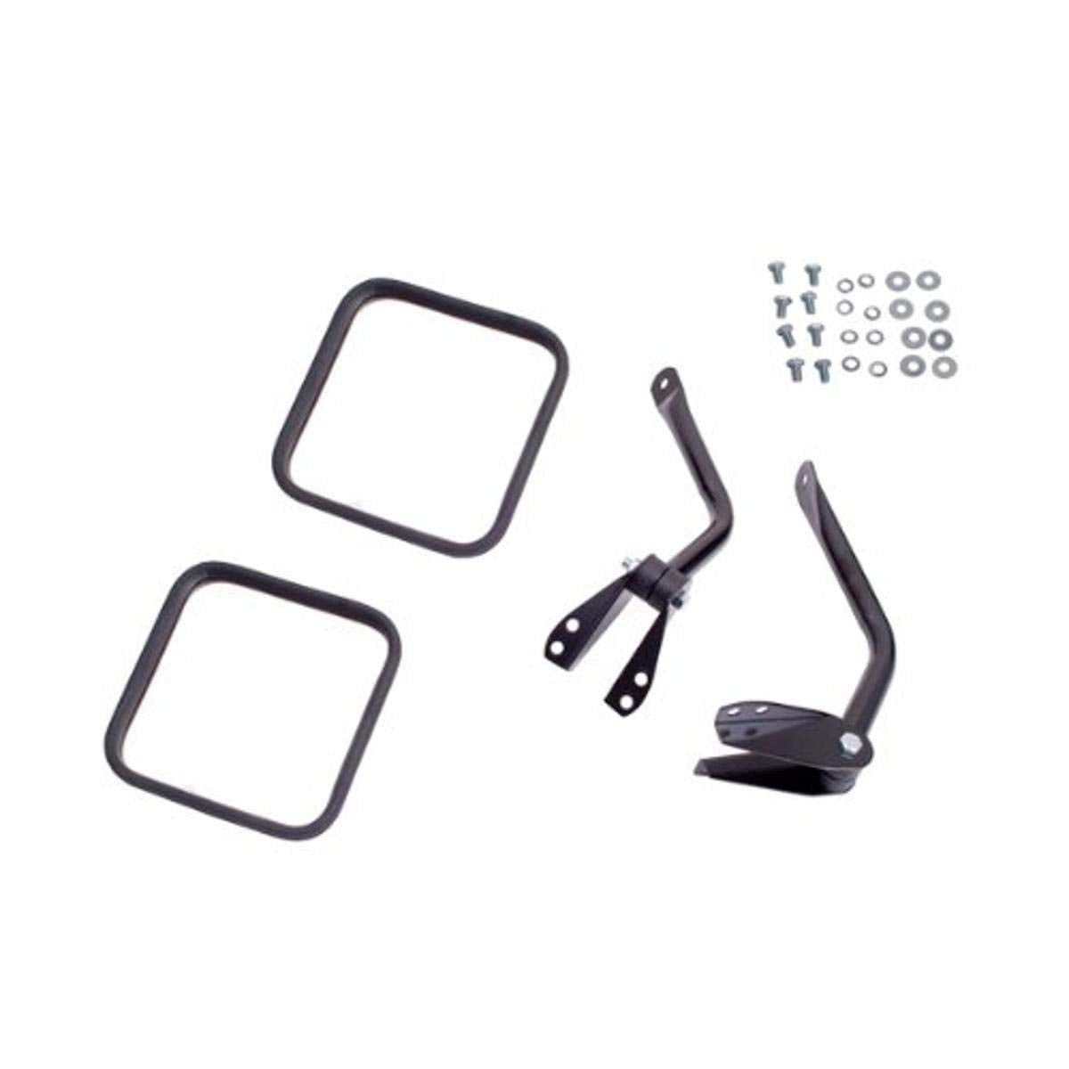 Omix-Ada | Door Mirror Kit, Black | 11001.11 | OE Reference: 7617 | Fits 1955-1986 Jeep CJ5 / CJ6 / CJ7 / CJ8 Scrambler