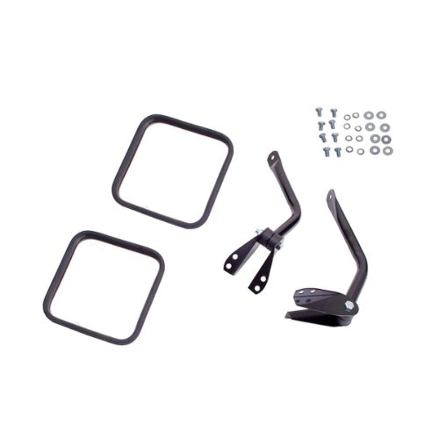 Omix-Ada | Door Mirror Kit, Black | 11001.11 | OE Reference: 7617 | Fits 1955-1986 Jeep CJ5 / CJ6 / CJ7 / CJ8 Scrambler