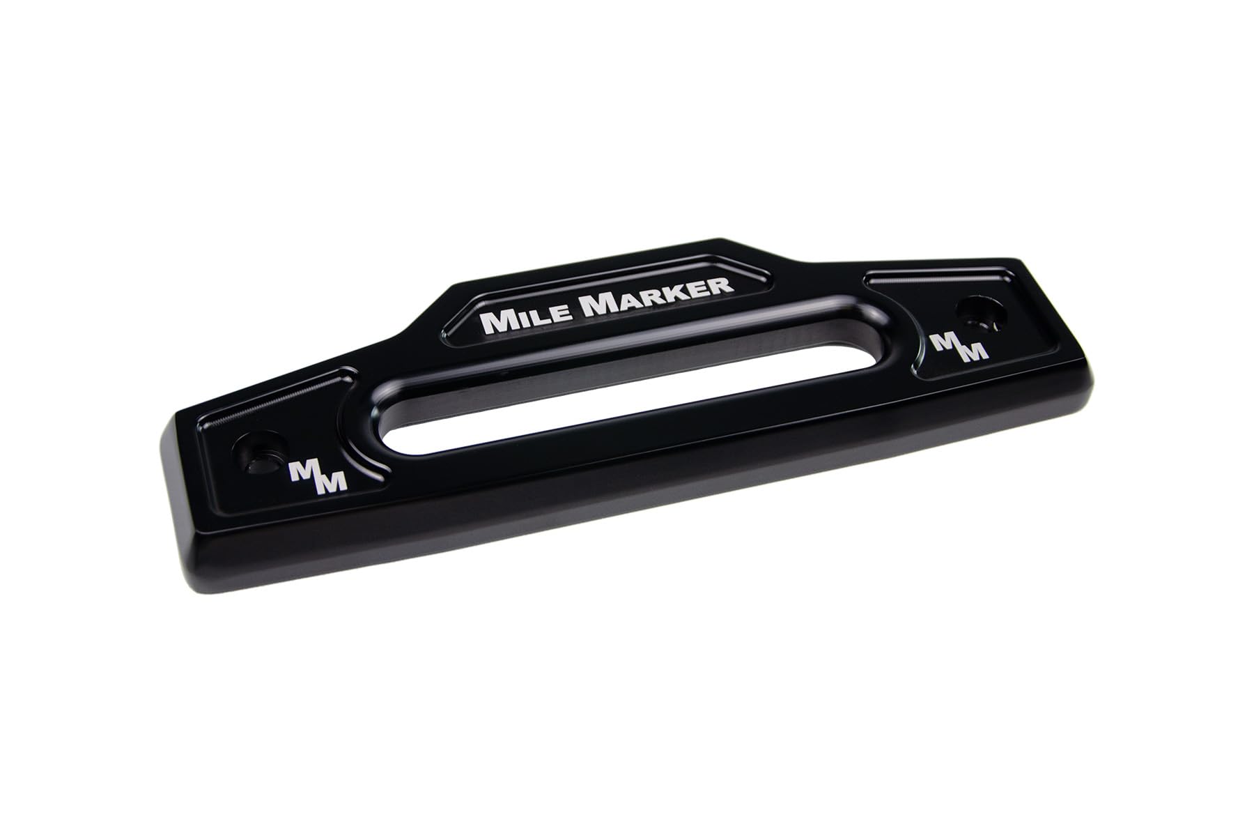 Mile Marker Mission Series 78-53141 Covert Black 12 Volt 8,000 Pound Electric Winch with 92' Synthetic Rope - Rugged Heavy Duty Solenoid - Fully Submersible