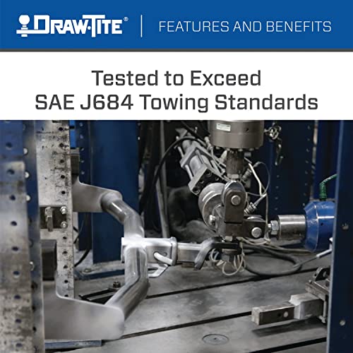 Class 3 Draw-Tite Trailer Hitch, 2 Inch Square Receiver, Compatible with 2016-2022 Honda HR-V