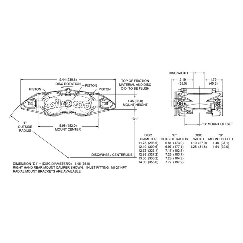 Red Caliper-FNSL6R-RH