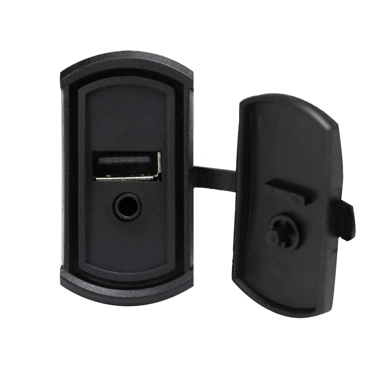 MB Quart Media PSAP-2S Extension (Black) – 10 Foot AUX to RCA, USB Port, Plug and Play, Audio Playback, Dual Accessory Plug, Apple Car Play Compatible