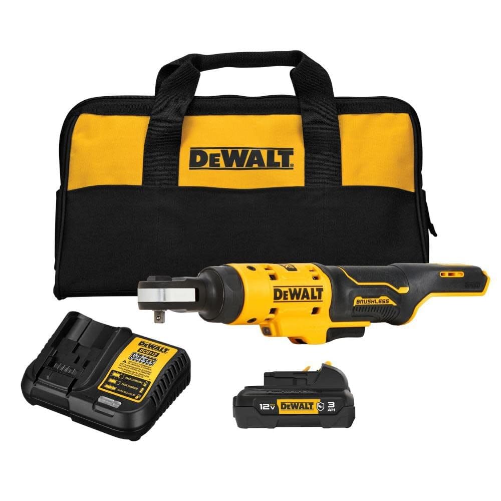 1/4 in. Ratchet Kit DEWALT XTREME™ 12V MAX* (DCF504GG1)