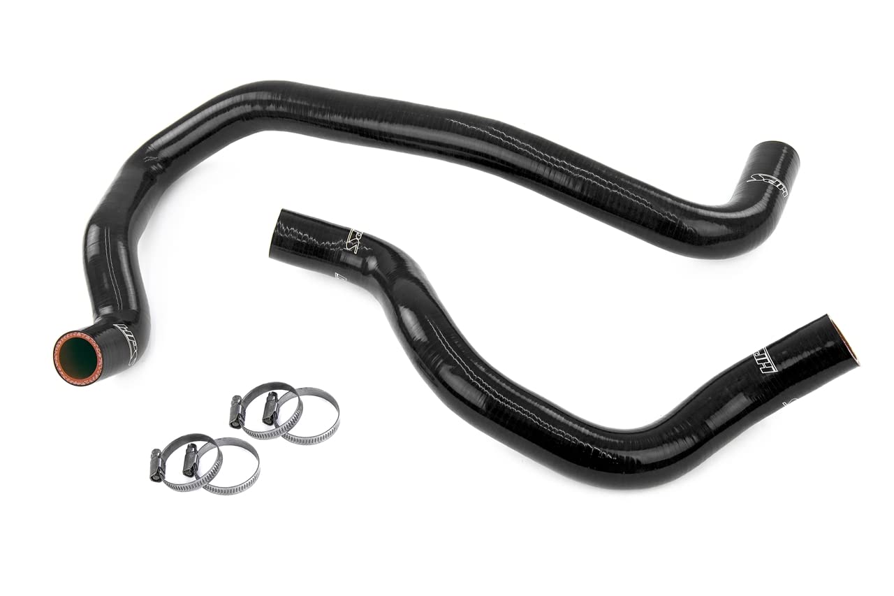 HPS Performance Silicone Black Radiator Hose Kit Compatible for 2014-2019 Chevy Corvette C7 Stingray Z06 6.2L V8, 57-2048-BLK