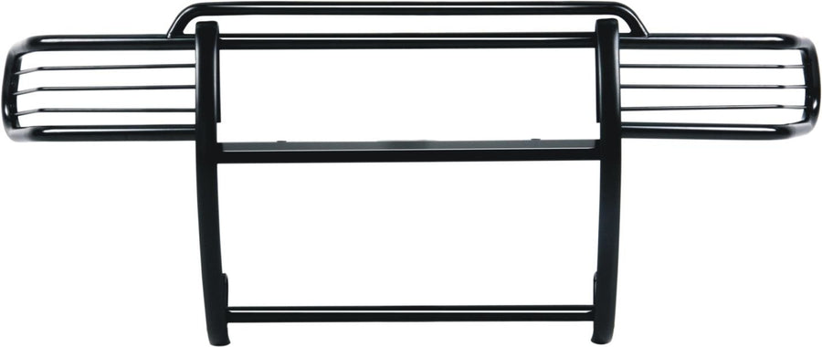 Truck Grille Guard TrailFX E0010B Fits Ford F-150 2009-2014 Steel 1-Piece Gloss Black Powder Coated with Brush Guard