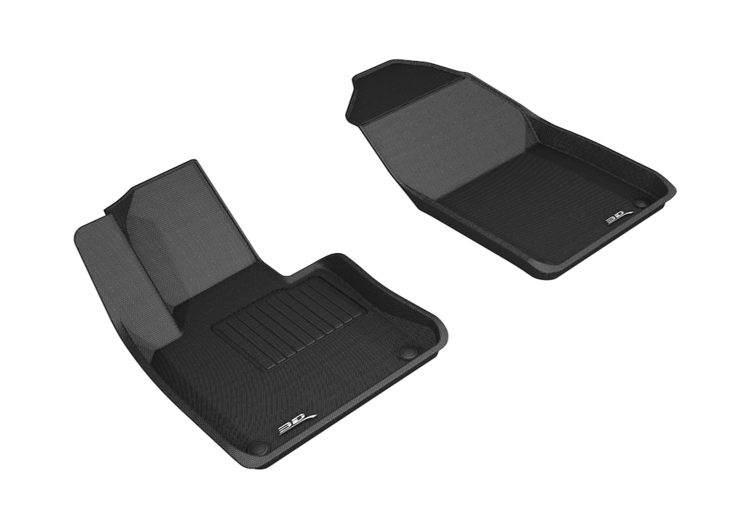 Custom Fit 3D MAXpider Kagu Floor Mat (Black) Compatible with Volvo Xc60 2018-2026 - R1