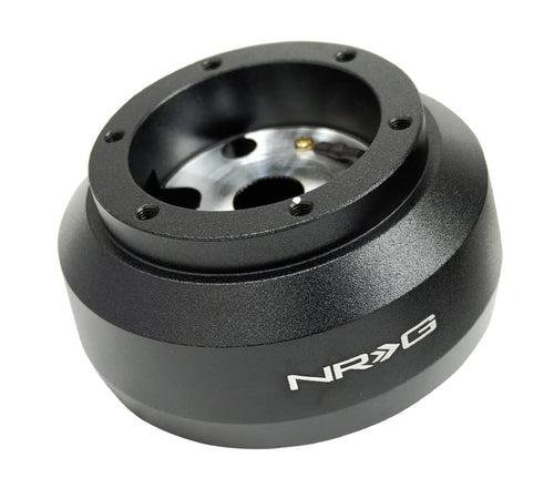NRG Innovations Wheel NRG-SRK-189H Quick Release Short Hub Adapter 6 X 70mm Bolt Pattern, Retain Horn & Turn Signals, Black Body, Comes with Resistors