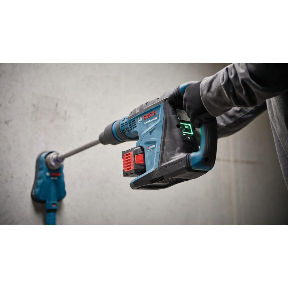 BOSCH PROFACTOR™ GBH18V-40CK27 18V Connected-Ready SDS-max® 1-5/8 In. Rotary Hammer with (2) CORE18V® 12 Ah High Power Batteries