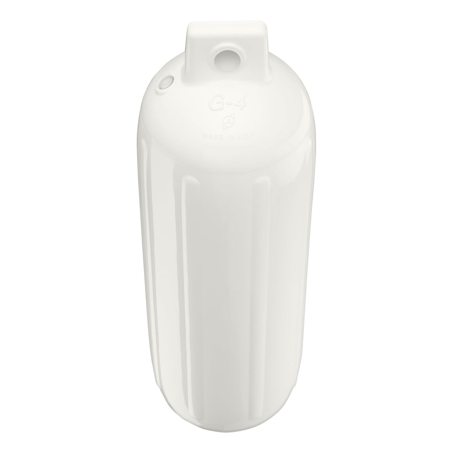 White Polyform G-4 Boat Fender