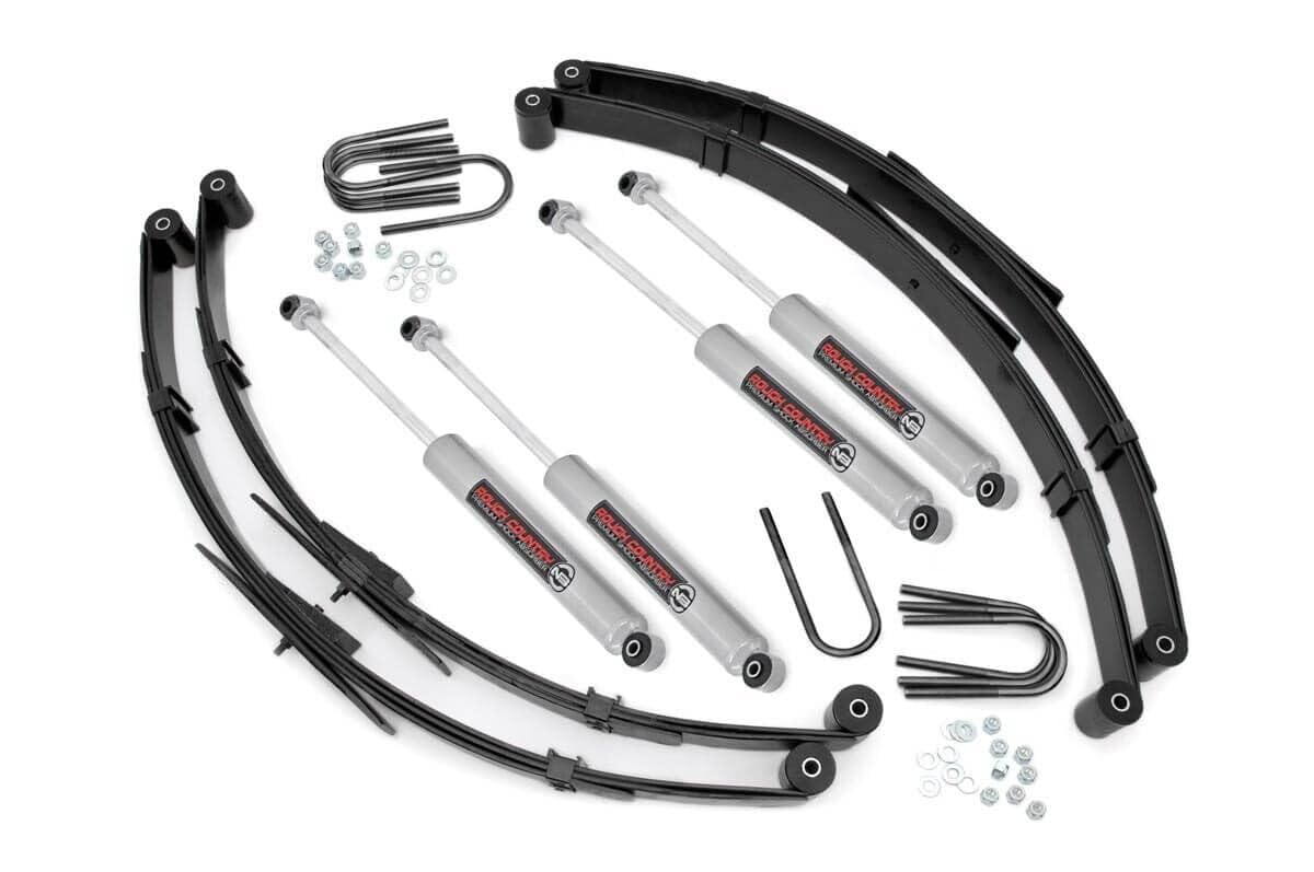 4" Rough Country Lift Kit w/N3 Shocks for 64-80 FJ-40 Land Cruiser 4WD - 73530