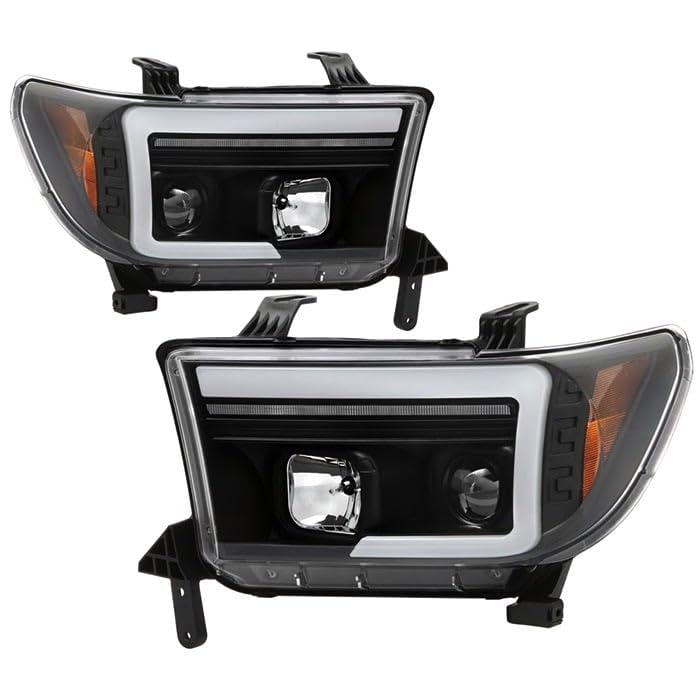 Headlights Spyder Platinum (PRO-YD-TTU07V3PL-SEQ-BK)