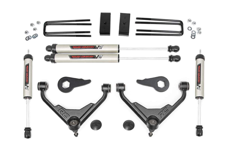 3" Rough Country V2 Lift Kit for 01-10 Chevy/GMC 2500HD | FK/FF Codes - 859870