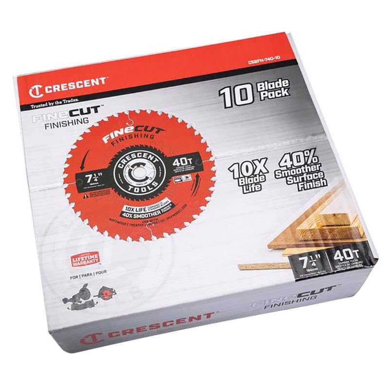 7-1/4" APEX Crescent 40T Finishing Ten Pack (CSBFN-740-10) (10/Each)