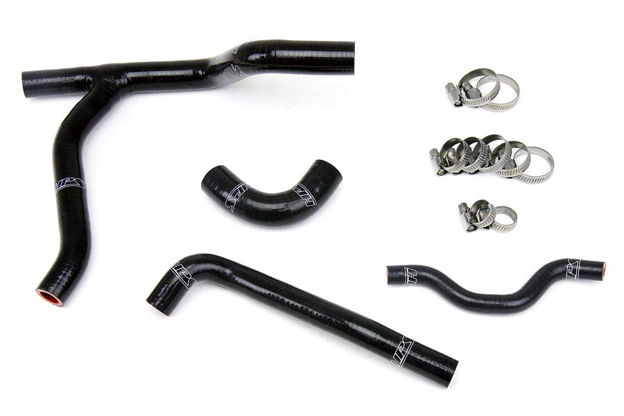 Black HPS 57-1245-BLK Silicone Radiator Coolant Hose Kit