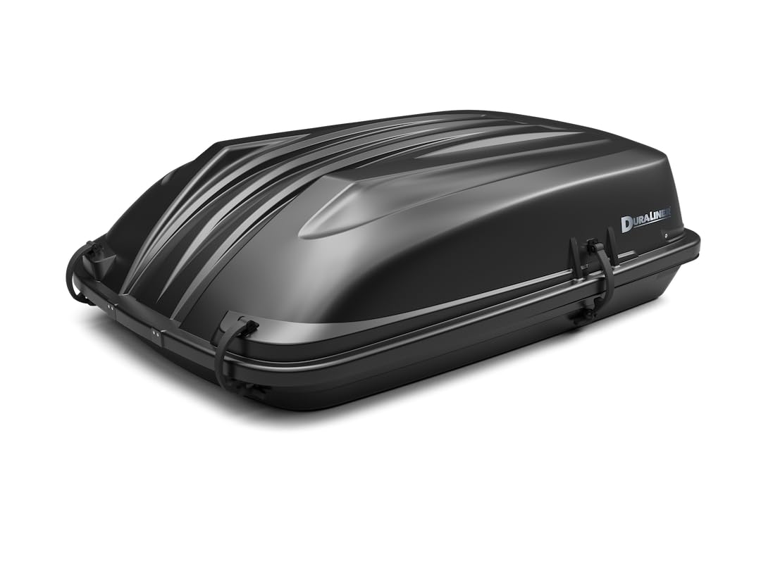 DuraLiner Cargo Carrier Rooftop for Cars - Waterproof Hard Shell Roof Top Mount Car Storage - Universal Fit - Easy Installation - 20 Cubic Ft - 110 Lb Capacity - Made in USA