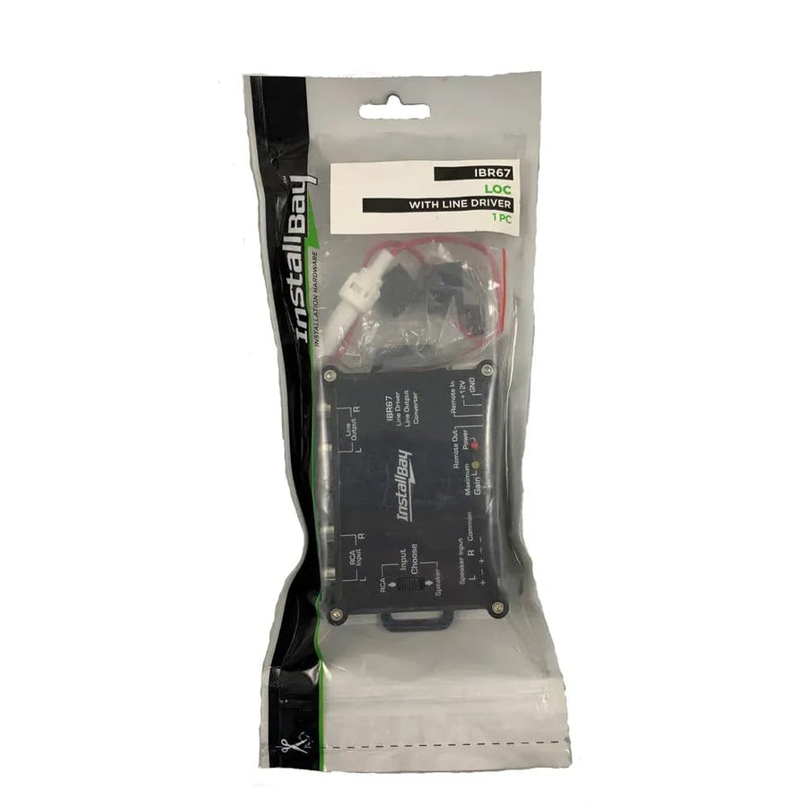 Line Driver/Line Output Converter Install Bay - 2 Channel - Retail Pack (IBR67), Display Products