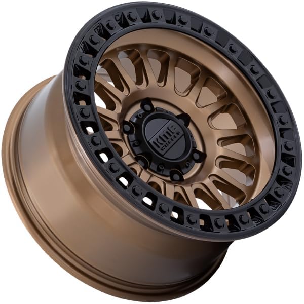 KMC Wheels 18X9 IMS 6X1355.71 18mm MATTE BRONZE WITH GLOSS BLACK LIP - KM552ZB18906318