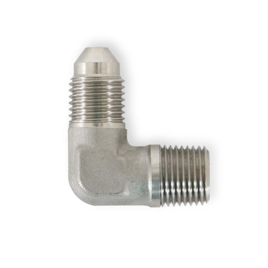 90 Degree Elbow Earl's SS982203ERL Male AN -3 to 1/8 in. NPT - Stainless Steel
