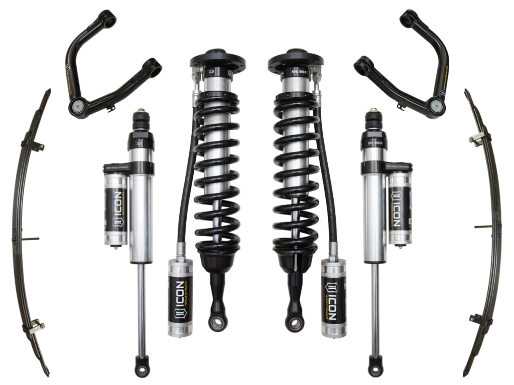 1-3" Lift ICON Stage 5 Suspension System, Tubular UCA, Compatible with 2007-21 Toyotaa Tundra, K53025T
