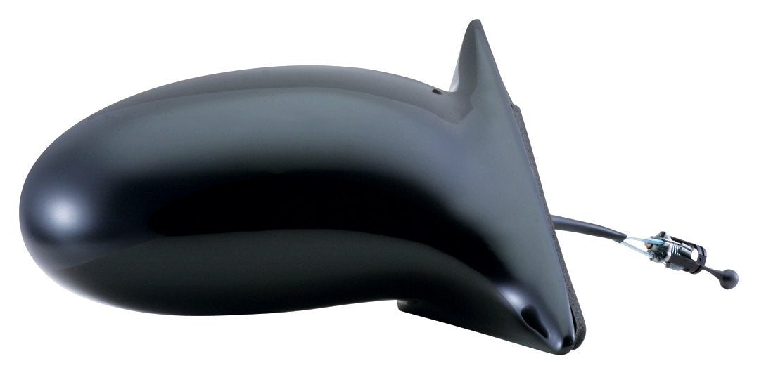 Fit System Side Passenger Mirror for Oldsmobile Alero, Pontiac Grand Am, Black, Non-Foldaway, Manual