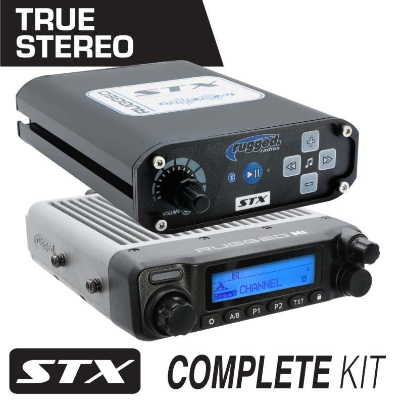 Complete STX STEREO Master Communication Kit with Intercom and 2-Way Radio