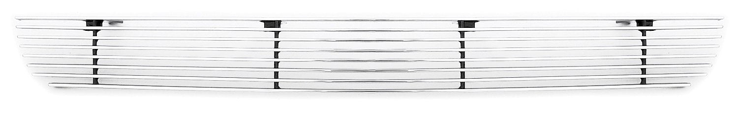Horizontal T-Rex 25552 Aluminum Polished Finish Billet Bumper Grille Overlay for Ford F150