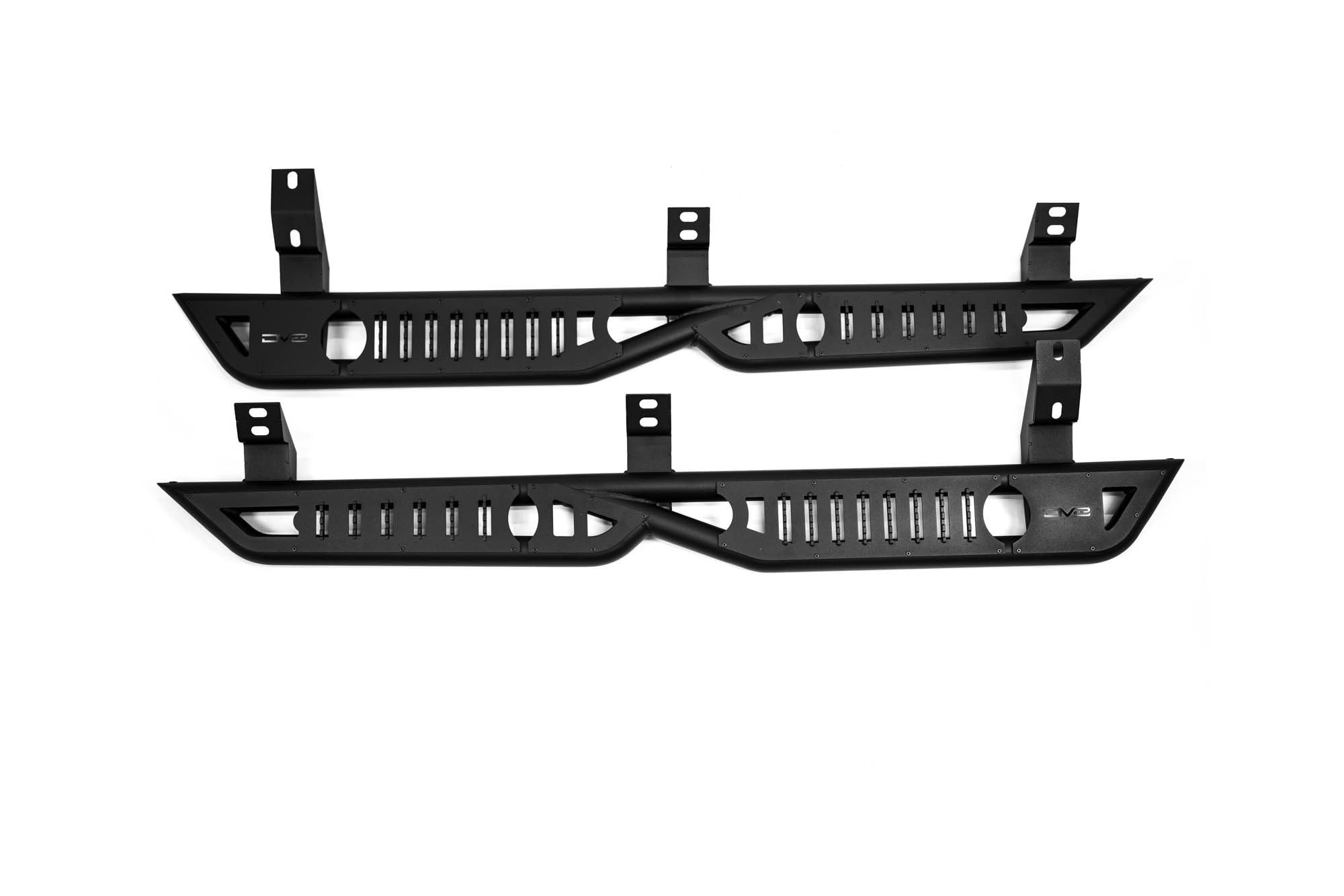 OE Plus DV8 Offroad Side Steps for 2025 Toyota 4Runner | Body/Pinch Weld Mounted Steps | Anti-Slip Design | Provide Protection Against Light Debris | Retain Factory Ground Clearance | Steel