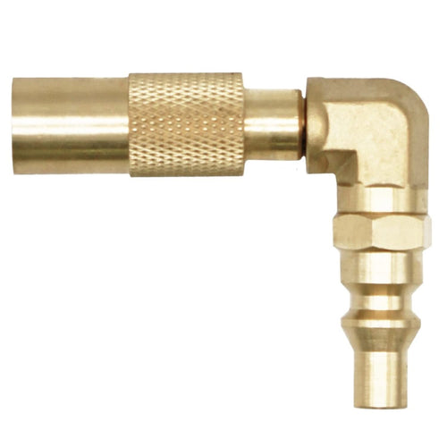 Flame King Quick Connect Elbow Adapter for Propane RV 17" or 22" BlackStone or Griddle Flame King