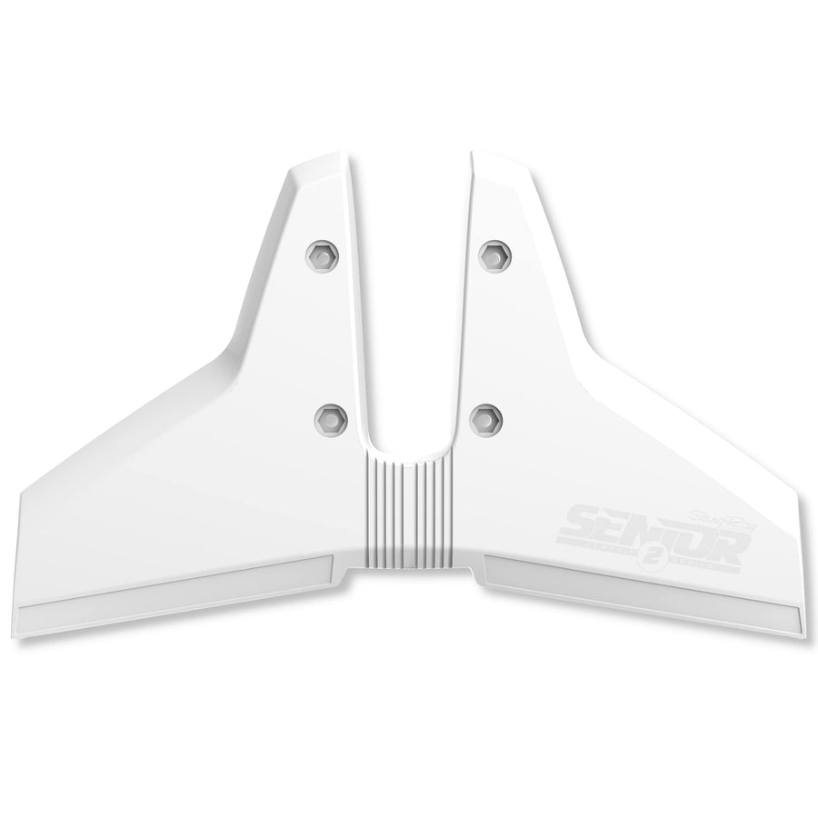 HYDROFOILS STINGRAY - Classic Senior 2 Hydrofoils for 40-300 hp (White) - Stabilizer Fins for Outboard/Outdrive Motors - Made in The USA