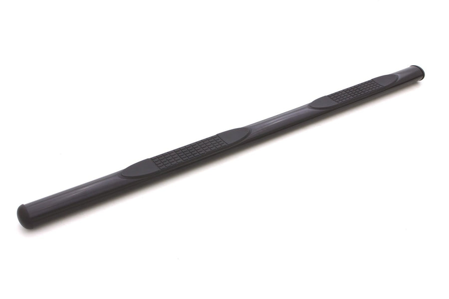 Lund RealTruck 23610545 Black Steel 4" Oval Straight Nerf Bars for 2007-2018 Silverado/Sierra 1500, 2500HD, 3500HD Crew Cab