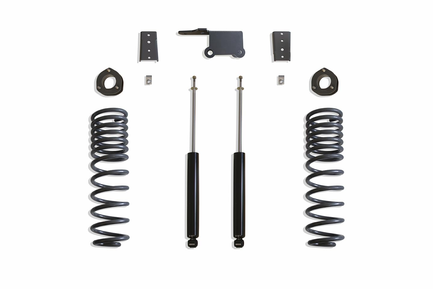 3" Spacers, Maxtrac 902740 4" Rear Coils, Trac/Sway Bar Brkts, Maxtrac Shocks