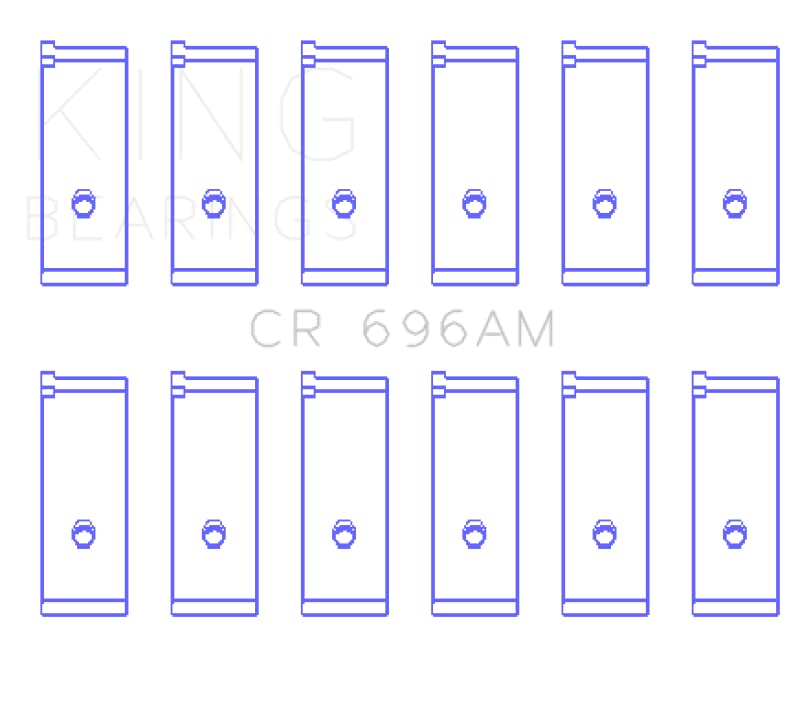 CR696AM0.25 King Engine Bearings Connecting Rod Bearing Set