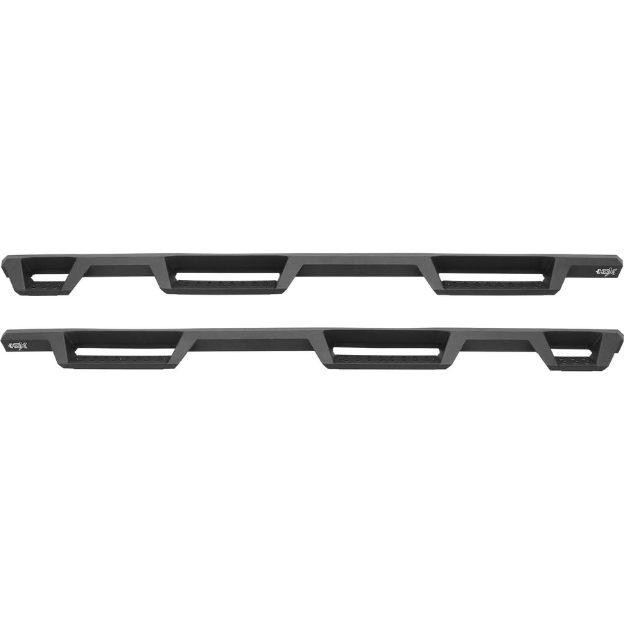 HDX Westin 56-534565 Drop Wheel to Wheel Nerf Bars fits 2007-2018 Silverado Sierra 1500 Crew Cab 5'5" Bed (Exc Classic) Textured Black Pair