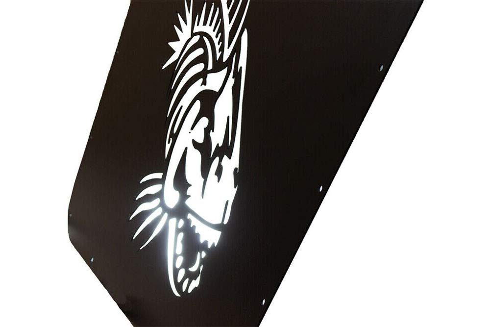 Dorman Offroad Fishbone FB31134: Jk Black Hood Louver (13-18)