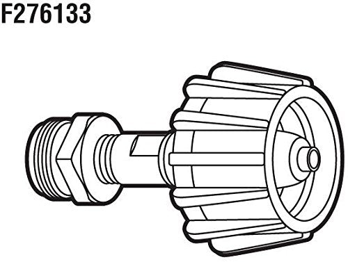 Mr. Heater F276133 Adapter Bulk with Acme Nut x 1"-20 Male Fitting, Multicolored, Regular