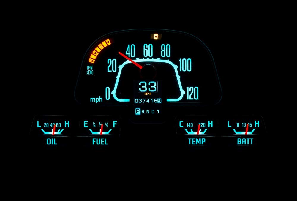 Dakota Digital Compatible with 1962-84 Toyota FJ RTX-62T-FJ-X Retrotech Analog Gauge Instrument System